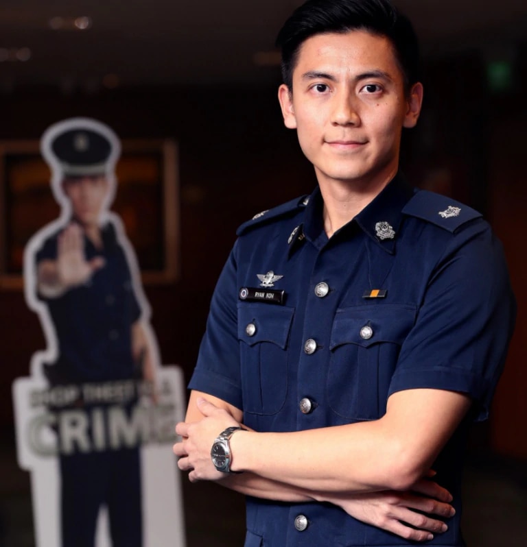 Handsome Singapore Cop